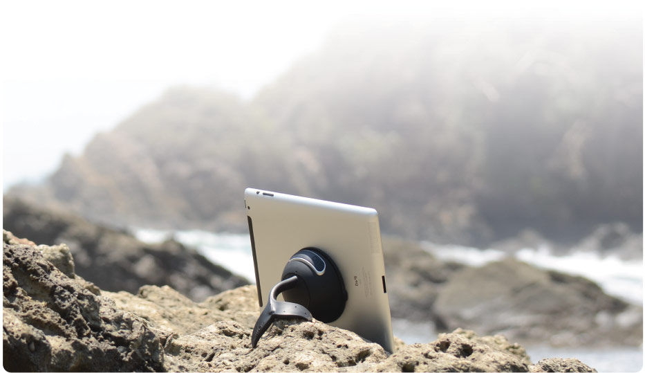 iPad Whale Tail keeps iPad sturdy and safe