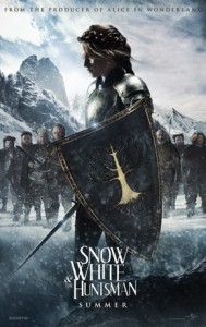 Movie poster for Snow White and the Huntsman brought to you as part of this blog article by Octa, makers of stands for iPad.